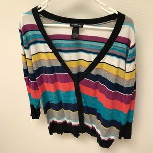 Striped cardigan
